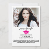Invitation Editable Graduation Announcement - Double Sided (Dos)