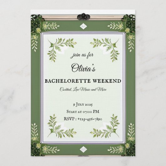Invitation Editable Invitation, Greeting Card & Printables (Devant)