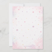 Invitation Editable Magical Unicorn Birthday Card (Dos)