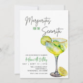 Invitation Editable Margarita Anniversaire Invitation, Margar (Devant)