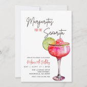 Invitation Editable Margarita Anniversaire Invitation, Margar (Devant)