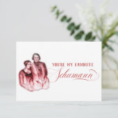 Invitation EDITABLE musique classique avec Schumann Valentine (Debout devant)