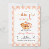 Invitation Editable N'IMPORTE QUEL ÂGE Sweet Cutie Pie Annive (Devant)