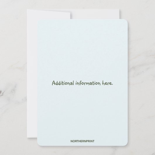 Invitation Editable Park Landscape Family Reunion (Dos)