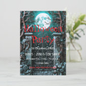 Invitation Editable Spooky Template (Debout devant)