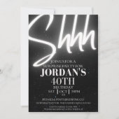 Invitation Editable, Surprise Party, Surprise Birthday invita (Devant)