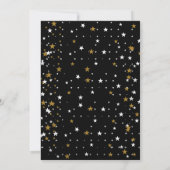 Invitation EDITABLE Twinkle Twinkle Little Star, Douche garço (Dos)
