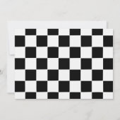 Invitation Editable Two Fast Racing Car Photo Anniversaire (Dos)