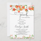 Invitation Editable Un Peu De Pêche Est Sur Le Chemin Baby sh (Devant)