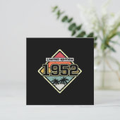 Invitation Édition 70th Birthday Venin Vintage 1952 (Debout devant)