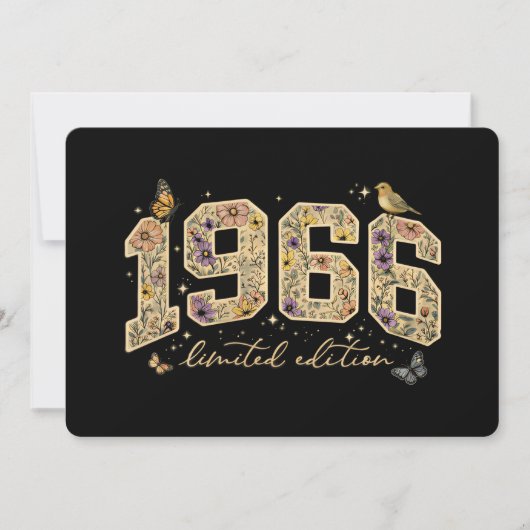Invitation Édition limitée 60e anniversaire Floral 1966 (Devant)