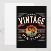 INVITATION ÉDITION LIMITÉE PÊCHE VINTAGE (Devant / Derrière)