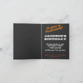 Invitation Édition limitée Vintage 19XX – thème rétro (Intérieur)