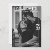 Invitation Editorial Calendrier magazine mariage enregistrer  (Devant)