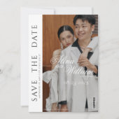 Invitation Éditorial Magazine Couverture Mariage Enregistrer  (Devant)