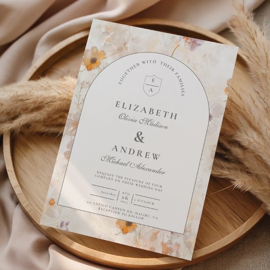 Invitation Éditorial Mariage Champêtre