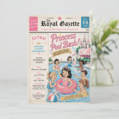 Invitation éditoriale pour la fête de la princesse (Debout devant)