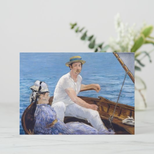 Invitation Edouard Manet - Bateau (Debout devant)