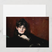 Invitation Edouard Manet - Berthe Morisot Allongée (Devant / Derrière)