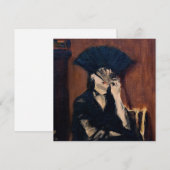 Invitation Edouard Manet - Berthe Morisot avec un éventail (Devant / Derrière)