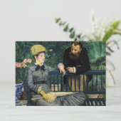 Invitation Edouard Manet - Dans la serre (Debout devant)