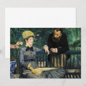 Invitation Edouard Manet - Dans la serre (Devant / Derrière)