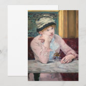Invitation Edouard Manet - Eau-de-vie de Prune (Devant / Derrière)