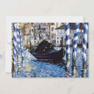 Invitation Edouard Manet - Grand Canal, Venise