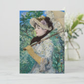 Invitation Edouard Manet - Jeanne / Printemps (Debout devant)