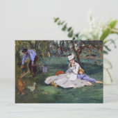 Invitation Edouard Manet - La famille Monet dans son jardin (Debout devant)