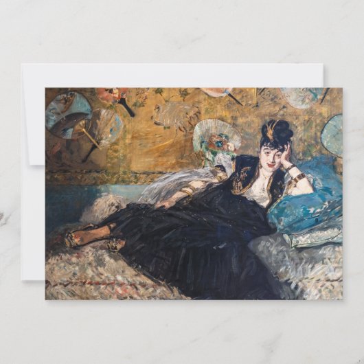 Invitation Edouard Manet - Lady avec fans (Devant)