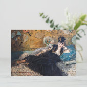 Invitation Edouard Manet - Lady avec fans (Debout devant)