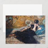 Invitation Edouard Manet - Lady avec fans (Devant / Derrière)