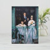 Invitation Edouard Manet - Le Balcon / Le Balcon (Debout devant)