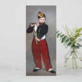 Invitation Edouard Manet - Le Fifer / Jeune Flutiste (Debout devant)