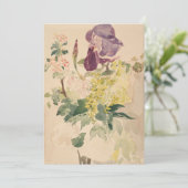 Invitation Edouard Manet - pièce de fleurs avec Iris, Laburnu (Debout devant)