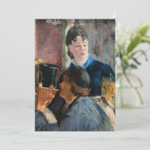 Invitation Edouard Manet - Serveuse de bock (Debout devant)