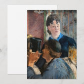 Invitation Edouard Manet - Serveuse de bock (Devant / Derrière)