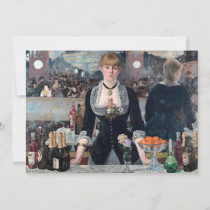 Invitation Edouard Manet - Un bar aux Folies-Bergère