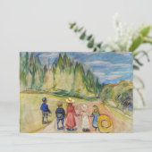 Invitation Edvard Munch - La forêt Fairytale (Debout devant)