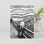Invitation Edvard Munch - La lithographie de cri (Debout devant)