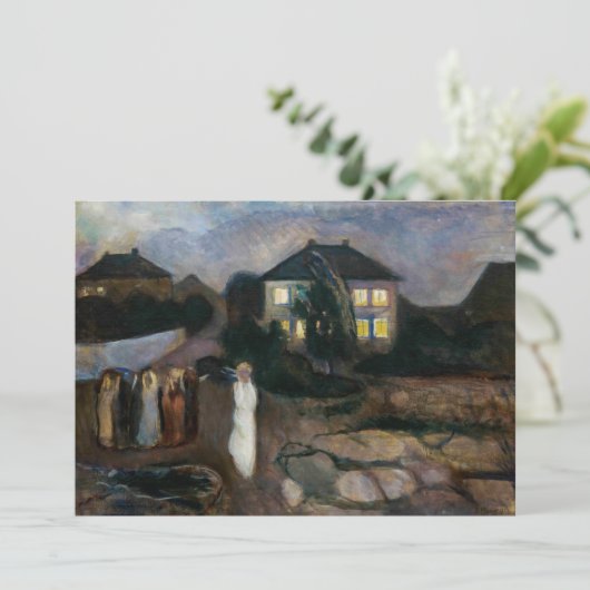 Invitation Edvard Munch - La tempête (Debout devant)