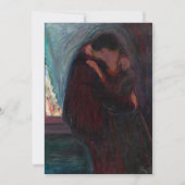 Invitation Edvard Munch - Le baiser (Devant)