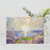 Invitation Edvard Munch - Le Soleil 1911 (Debout devant)