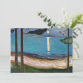 Invitation Edvard Munch - Lune (Debout devant)