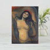 Invitation Edvard Munch - Madonna (Debout devant)