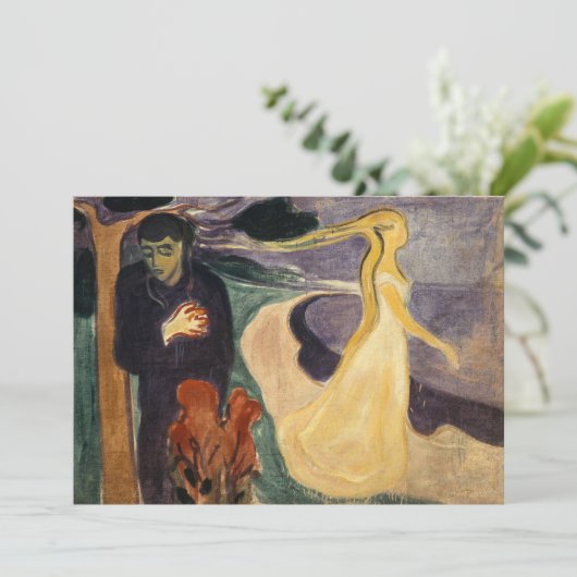Invitation Edvard Munch - Séparation (Debout devant)