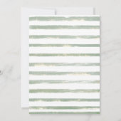 Invitation Eeucalyptus verdoyant On peut attendre le Baby sho (Dos)