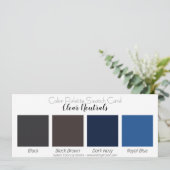 Invitation Effacer la palette de couleurs neutres (Debout devant)