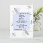 Invitation Effacer le Mariage Flora d'entreprise (Debout devant)